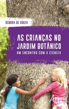 As crianças no jardim botânico